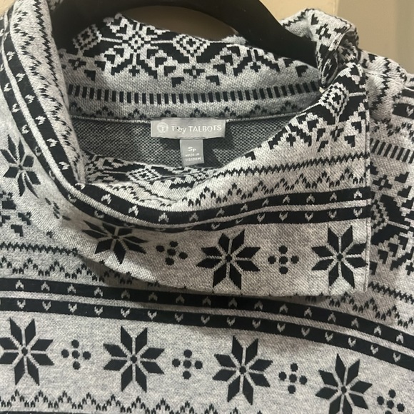 Talbots open turtleneck top - Picture 7 of 11